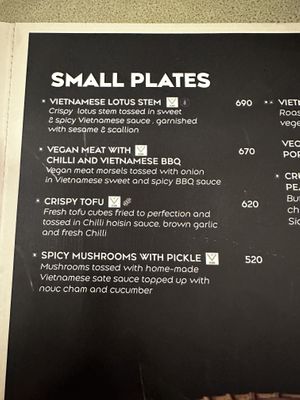 Sides  at VietNom Saket in New Delhi