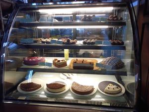 The amazing cake bar at The Seeds of Life in Ubud