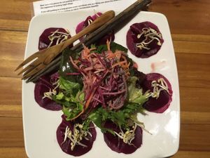 Rawvioli (daily special) at The Seeds of Life in Ubud