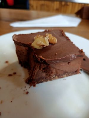 Chocolate cake at The Seeds of Life in Ubud