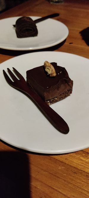 Three layer chocolate at The Seeds of Life in Ubud