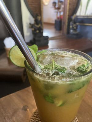 Better than a real Mojito! For a non alcoholic cocktail of a tonic it really packed a punch … and to think it’s herbally nutritious and organ-friendly! You’re welcome liver!  at The Seeds of Life in Ubud