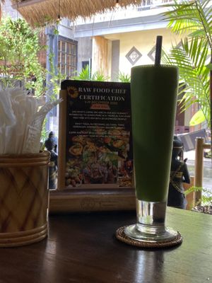 Super green smoothie   at The Seeds of Life in Ubud