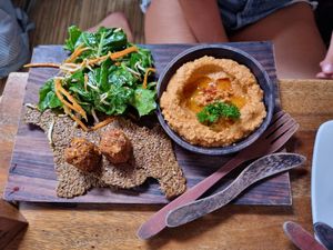 Hummus & Falafel at The Seeds of Life in Ubud