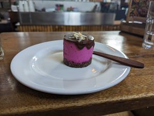 Turkish delight cheesecake at The Seeds of Life in Ubud