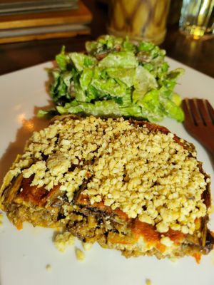 Raw moussaka at The Seeds of Life in Ubud