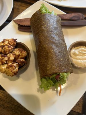 bacon egg wrap   at The Seeds of Life in Ubud
