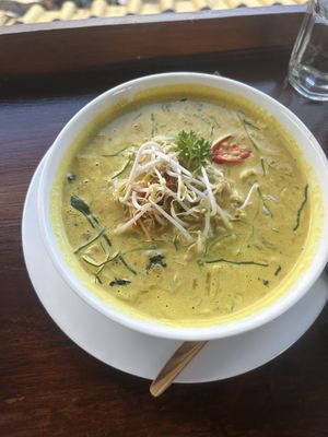 laksa soup  at The Seeds of Life in Ubud