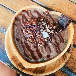 Choco berry smoothie bowl  at The Seeds of Life in Ubud
