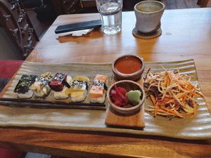 Nigiri. at The Seeds of Life in Ubud