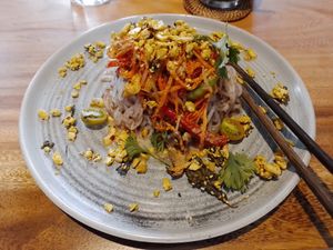 Shiritaki Pad Thai. at The Seeds of Life in Ubud