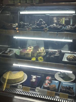 Dessert cabinet   at The Seeds of Life in Ubud
