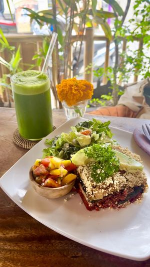  Lasagna 🥰  at The Seeds of Life in Ubud