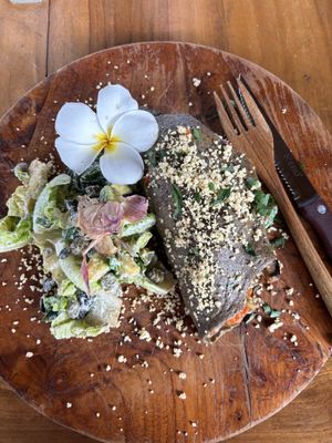 Calzone  at The Seeds of Life in Ubud