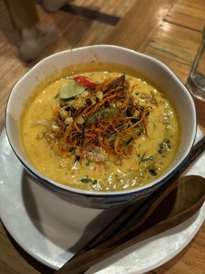 Laksa soup  at The Seeds of Life in Ubud