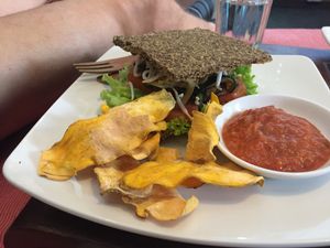 the open sandwich at The Seeds of Life in Ubud