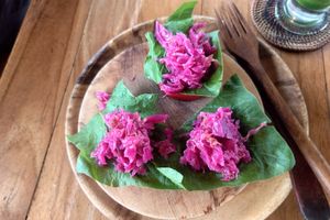 Tomato sliders at The Seeds of Life in Ubud