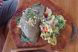 Calzone at The Seeds of Life in Ubud