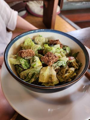 Caesar salad at The Seeds of Life in Ubud
