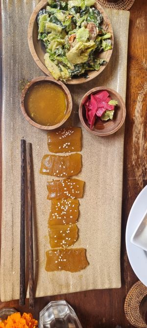 Aloe Vera Sashimi at The Seeds of Life in Ubud