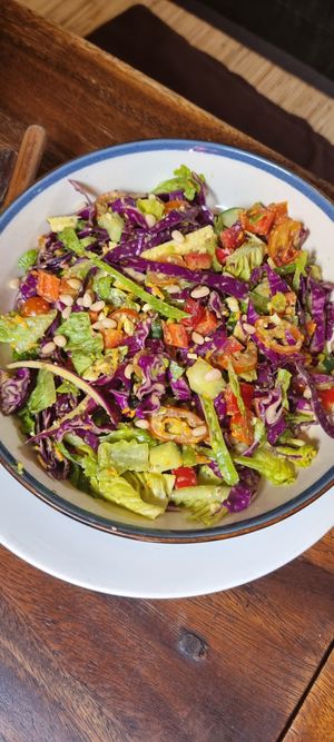Crunchy veg salad at The Seeds of Life in Ubud