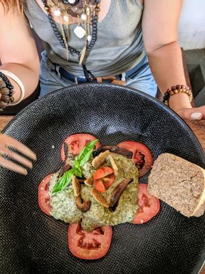 Pesto gnocchi. at The Seeds of Life in Ubud