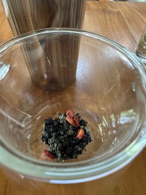 A pot of Immortali-Tea   at The Seeds of Life in Ubud