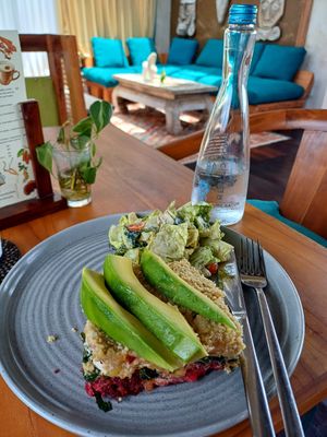 Raw Vegan Lasagne at The Seeds of Life in Ubud
