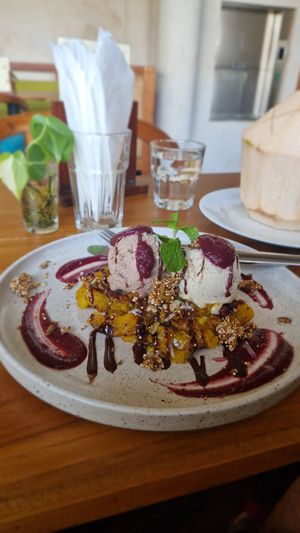 Bananen Waffeln at The Seeds of Life in Ubud