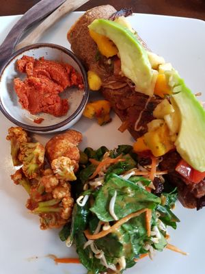 Sunday special, enchilada. at The Seeds of Life in Ubud