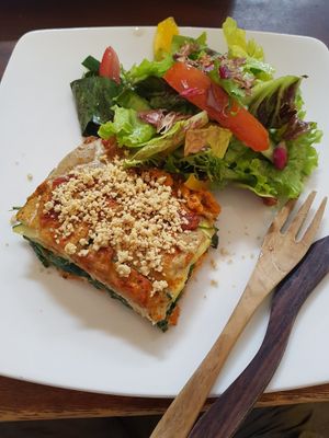 Mexican lasagna at The Seeds of Life in Ubud