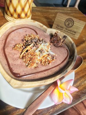 Smoothie choco berry at The Seeds of Life in Ubud