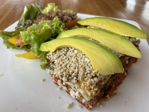 Mexican lasagne at The Seeds of Life in Ubud
