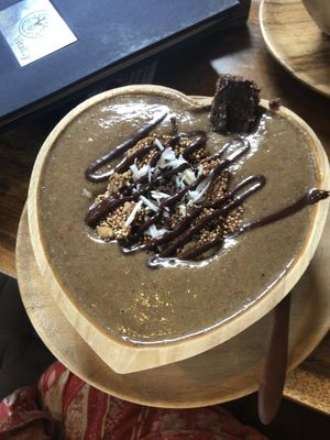 Choc berry breakfast bowl  at The Seeds of Life in Ubud