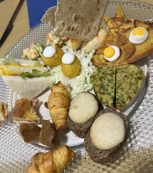 We shared “You and Me” appetizer. So delicious. Many textures and flavors. Superb.  at La Locanda Del Gusto in Vicenza