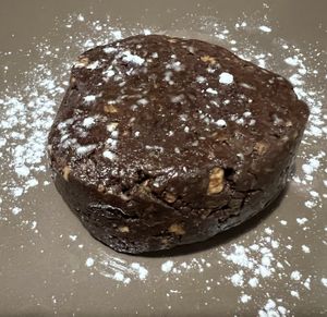 Chocolate with mint flavor. Intense.   at La Locanda Del Gusto in Vicenza