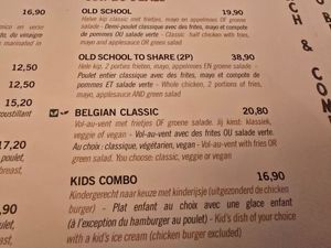 Belgian classic at Poule&Poulette Brugge in Bruges