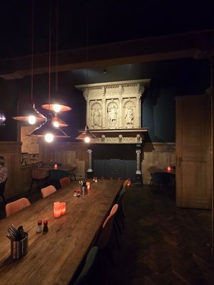 Interior backroom at Poule&Poulette Brugge in Bruges