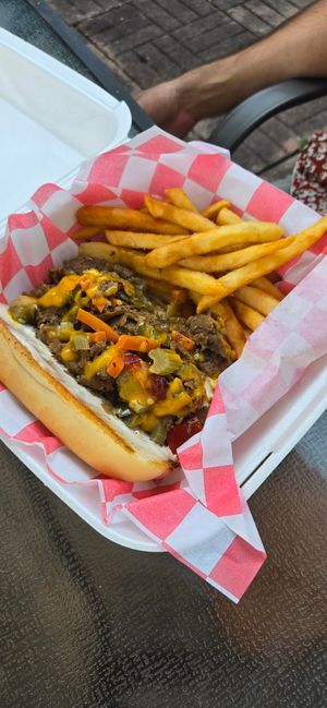 Chicago Beef at Vegan Queen  in West Allis