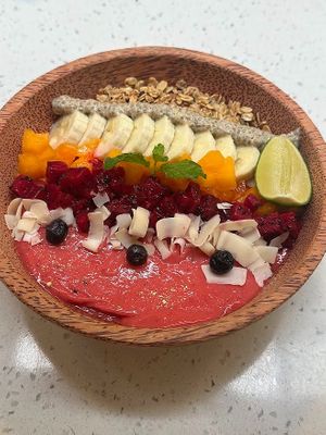 best smoothie bowl I ve ever had at 2 Roots Plant-Based Café in Ho Chi Minh City