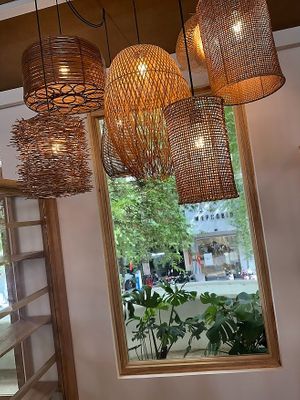 green place feel so relax at 2 Roots Plant-Based Café in Ho Chi Minh City