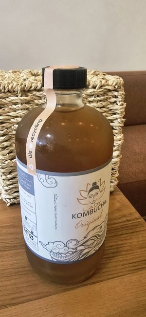 Kombucha at 2 Roots Plant-Based Café in Ho Chi Minh City
