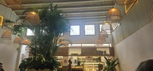 Interior at 2 Roots Plant-Based Café in Ho Chi Minh City