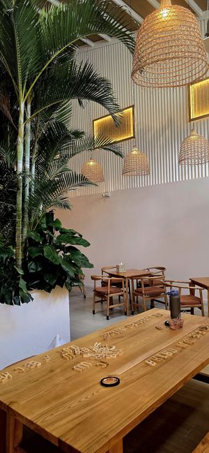 Interior at 2 Roots Plant-Based Café in Ho Chi Minh City