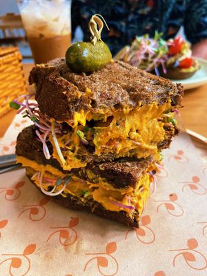 Autumn sandwich   at 2 Roots Plant-Based Café in Ho Chi Minh City