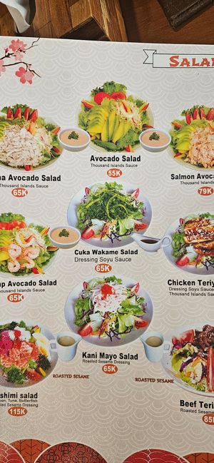 Menu at SUSHI KAWE PENIDA - Japanese Cuisine in Bali