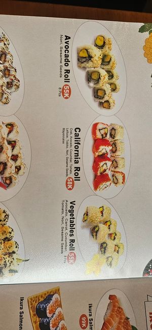 Menu at SUSHI KAWE PENIDA - Japanese Cuisine in Bali