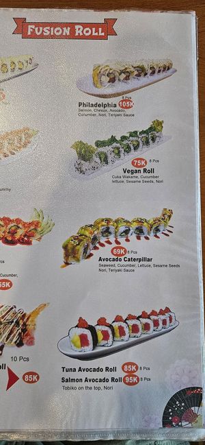 Menu at SUSHI KAWE PENIDA - Japanese Cuisine in Bali