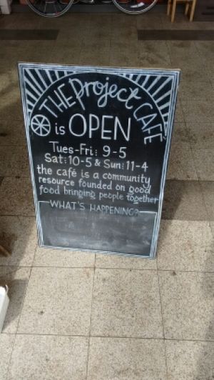 what it is at The Project Cafe in Glasgow