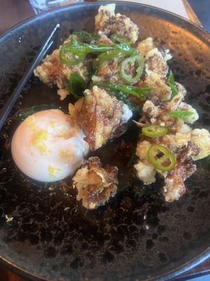 Tempura cauliflower   at Lost in Asia in Hobart